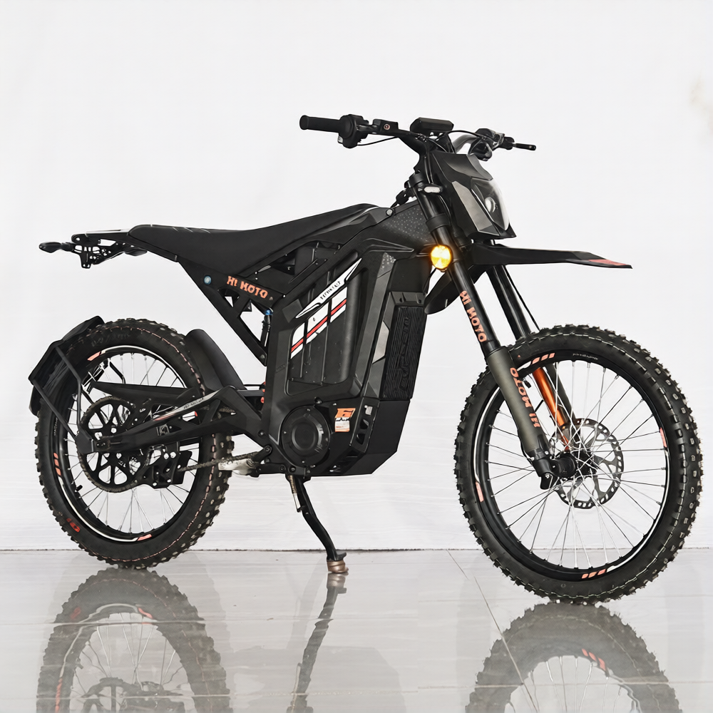 Detaliu sistem suspensie integrală full suspension motocicletă electrică