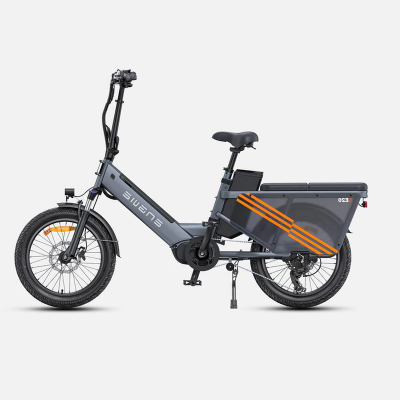Bicicleta Electrica ENGWE LE20, 250W, Motor Mid Drive, Autonomie 350 km, Viteza maxima asistata 25 km/h, Acumulator 48V 38.4AH, Ideala pentru Glovo/Tazz/Bolt, Gri/Albastru