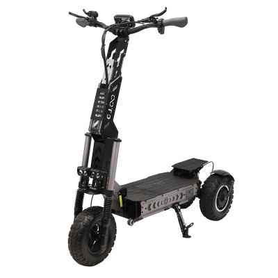 Trotineta Electrica DUOTTS/OOTD T30, 3200W, Motor DUAL, Autonomie 100 km, Viteza maxima 65 km/h, Acumulator 60V 31.2AH li-ion, Pliabila, Tractiune 3x2, Roti 13 inch tubeless, Off Road, Negru